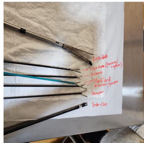 Laparoscopic Instruments Set 3