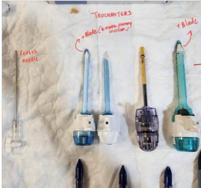Trocars and Veress needle
